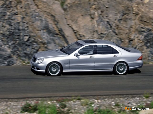 Mercedes-Benz S 65 AMG (W220) 2004–05 wallpapers (640 x 480)