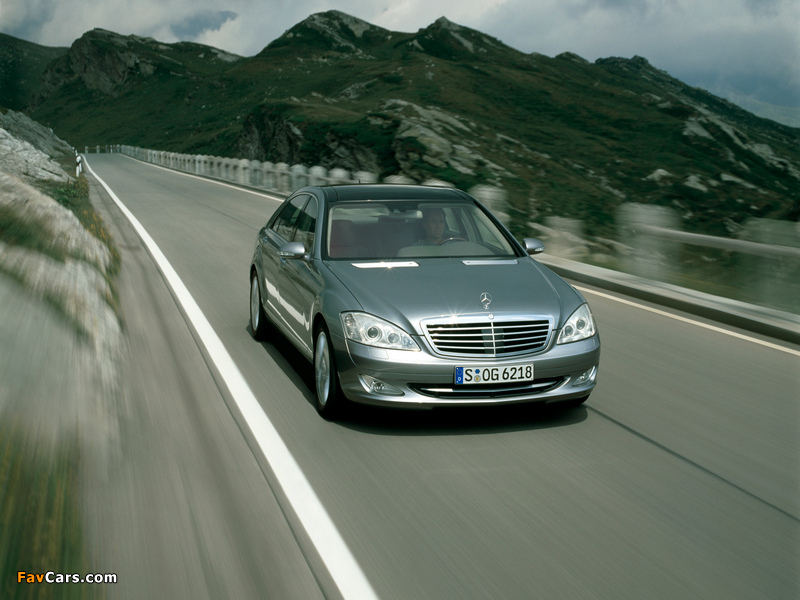 Mercedes-Benz S 500 (W221) 2005–09 photos (800 x 600)