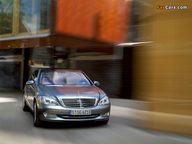 Mercedes-Benz S 500 (W221) 2005–09 pictures (640 x 480)