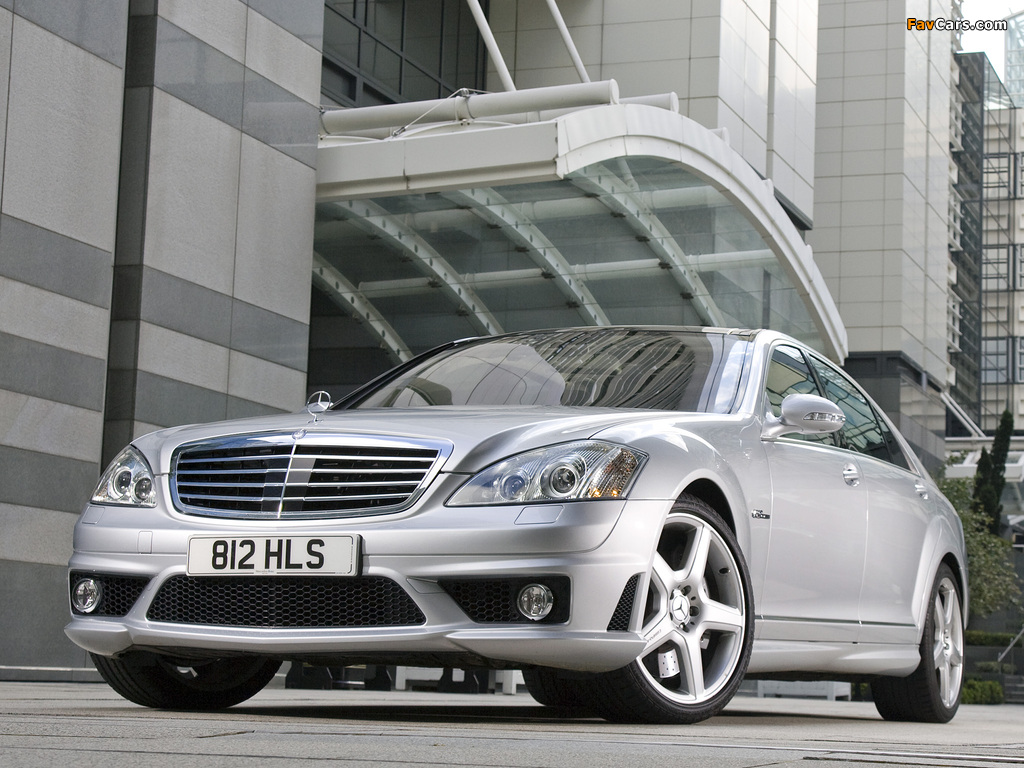 Mercedes-Benz S 63 AMG UK-spec (W221) 2006–09 images (1024 x 768)