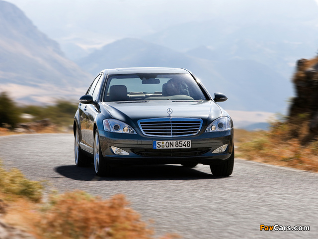 Mercedes-Benz S 500 4MATIC (W221) 2006–09 photos (640 x 480)