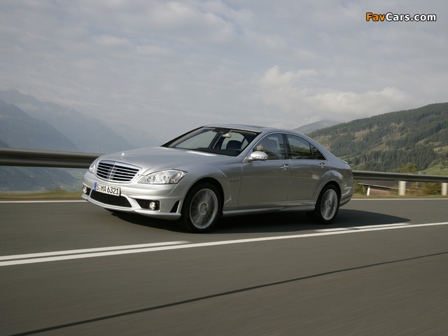 Mercedes-Benz S 63 AMG (W221) 2006–09 photos (640 x 480)