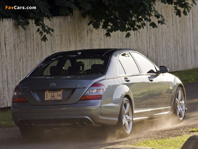 Mercedes-Benz S 63 AMG US-spec (W221) 2006–09 pictures (640 x 480)