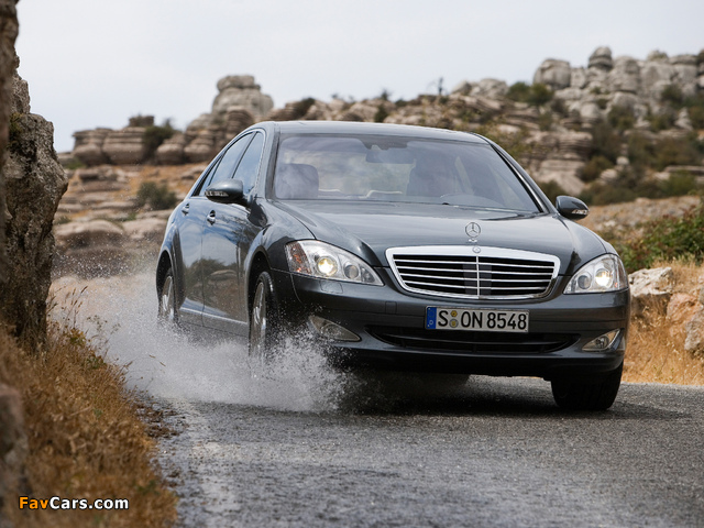 Mercedes-Benz S 500 4MATIC (W221) 2006–09 pictures (640 x 480)
