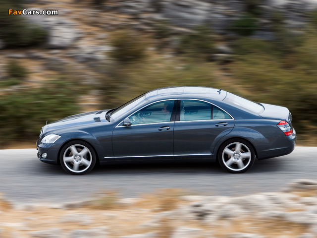Mercedes-Benz S 500 4MATIC (W221) 2006–09 pictures (640 x 480)