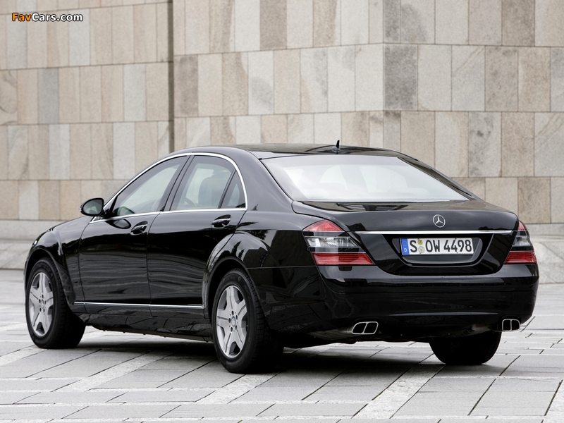 Mercedes-Benz S 600 Guard (W221) 2007–09 pictures (800 x 600)