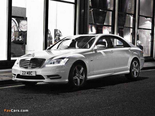 Mercedes-Benz S 350 CDI AMG Sports Package UK-spec (W221) 2009–13 images (640 x 480)