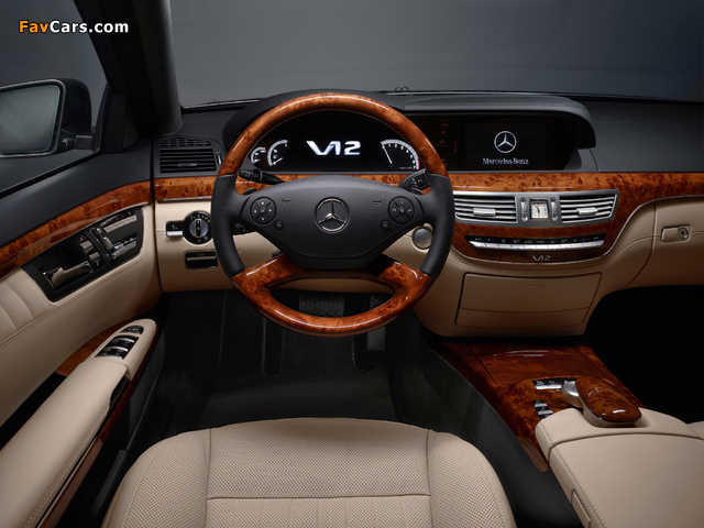 Mercedes-Benz S 600 (W221) 2009–13 photos (640 x 480)