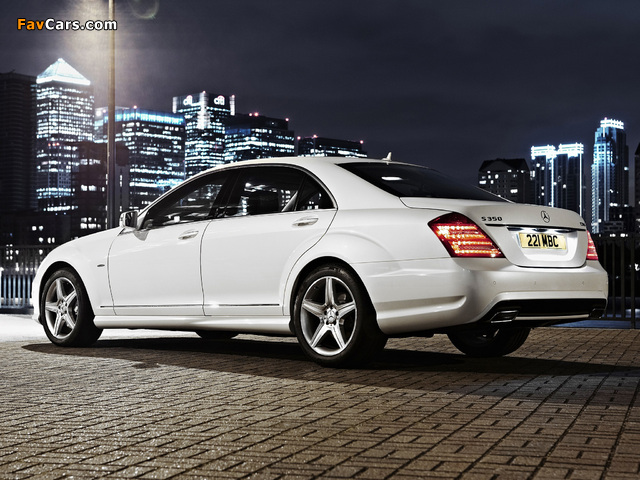 Mercedes-Benz S 350 CDI AMG Sports Package UK-spec (W221) 2009–13 photos (640 x 480)