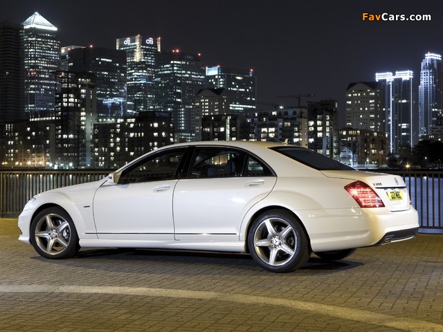 Mercedes-Benz S 350 CDI AMG Sports Package UK-spec (W221) 2009–13 pictures (640 x 480)