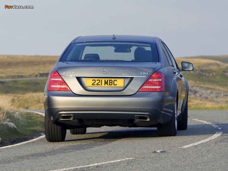 Mercedes-Benz S 350 CDI UK-spec (W221) 2009–13 pictures (800 x 600)