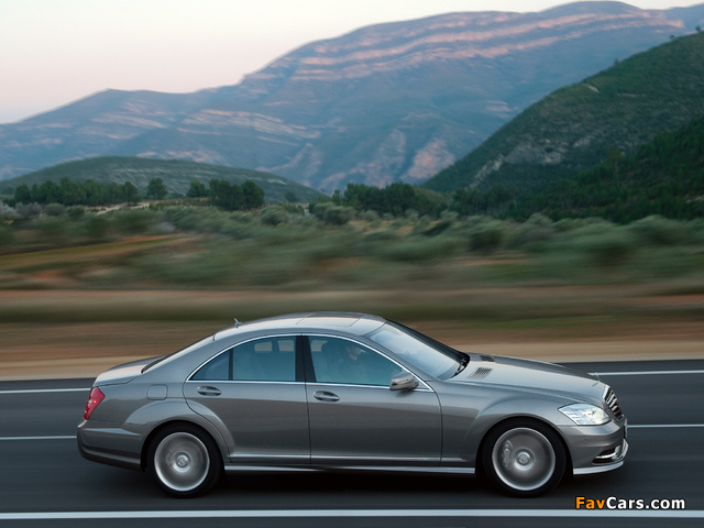 Mercedes-Benz S 500 4MATIC AMG Sports Package (W221) 2009–13 pictures (640 x 480)