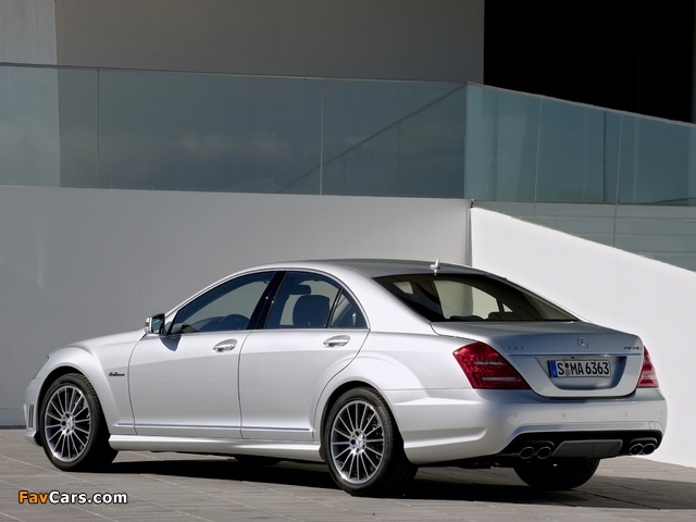 Mercedes-Benz S 63 AMG (W221) 2009–10 wallpapers (640 x 480)