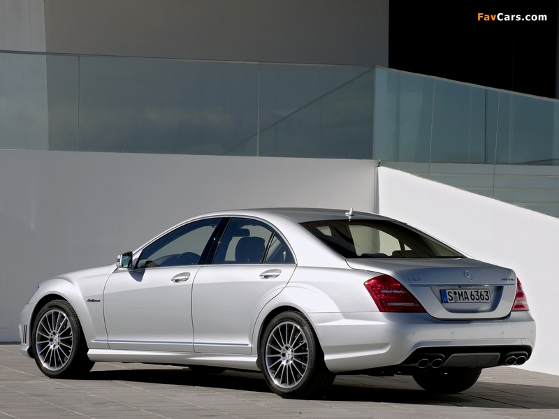 Mercedes-Benz S 63 AMG (W221) 2009–10 wallpapers (800 x 600)
