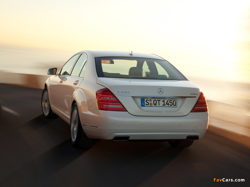 Mercedes-Benz S 400 Hybrid (W221) 2009–13 wallpapers (800 x 600)