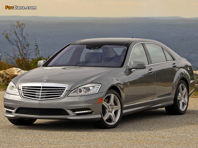 Mercedes-Benz S 550 (W221) 2009–13 wallpapers (640 x 480)