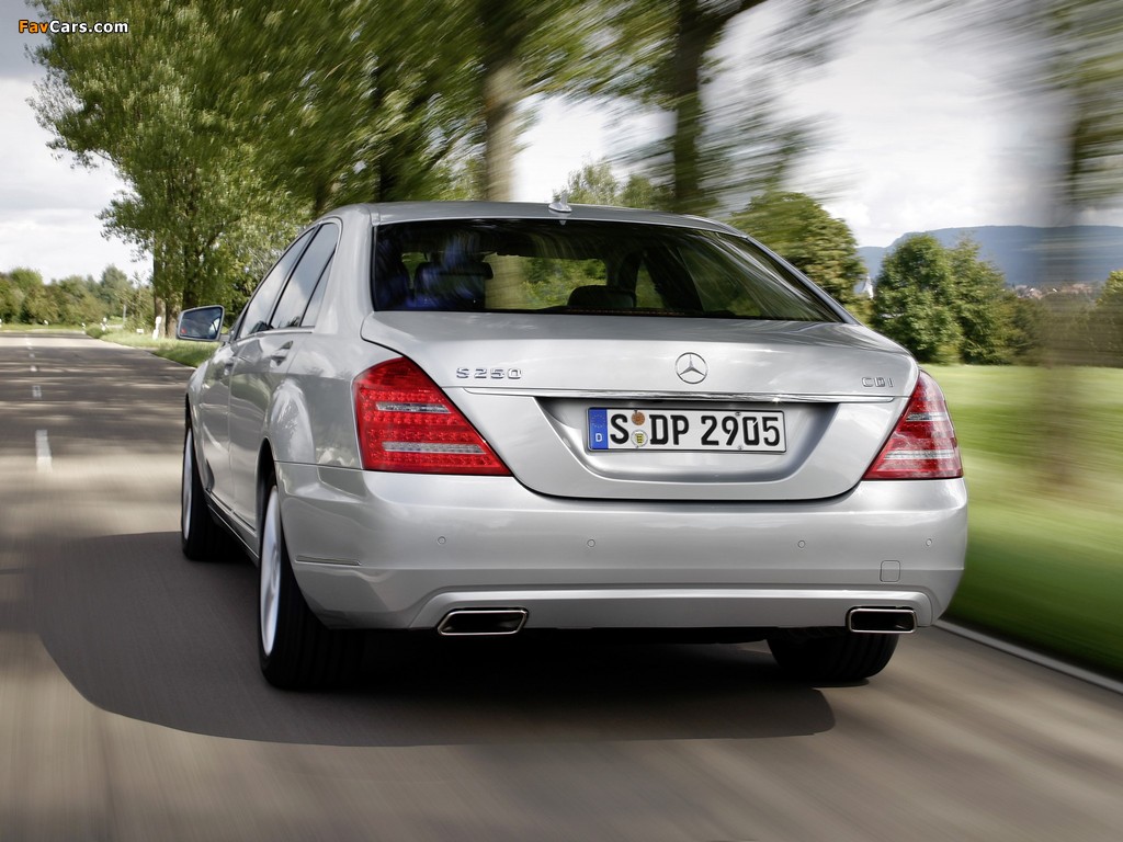 Mercedes-Benz S 250 CDI BlueEfficiency (W221) 2010–13 images (1024 x 768)