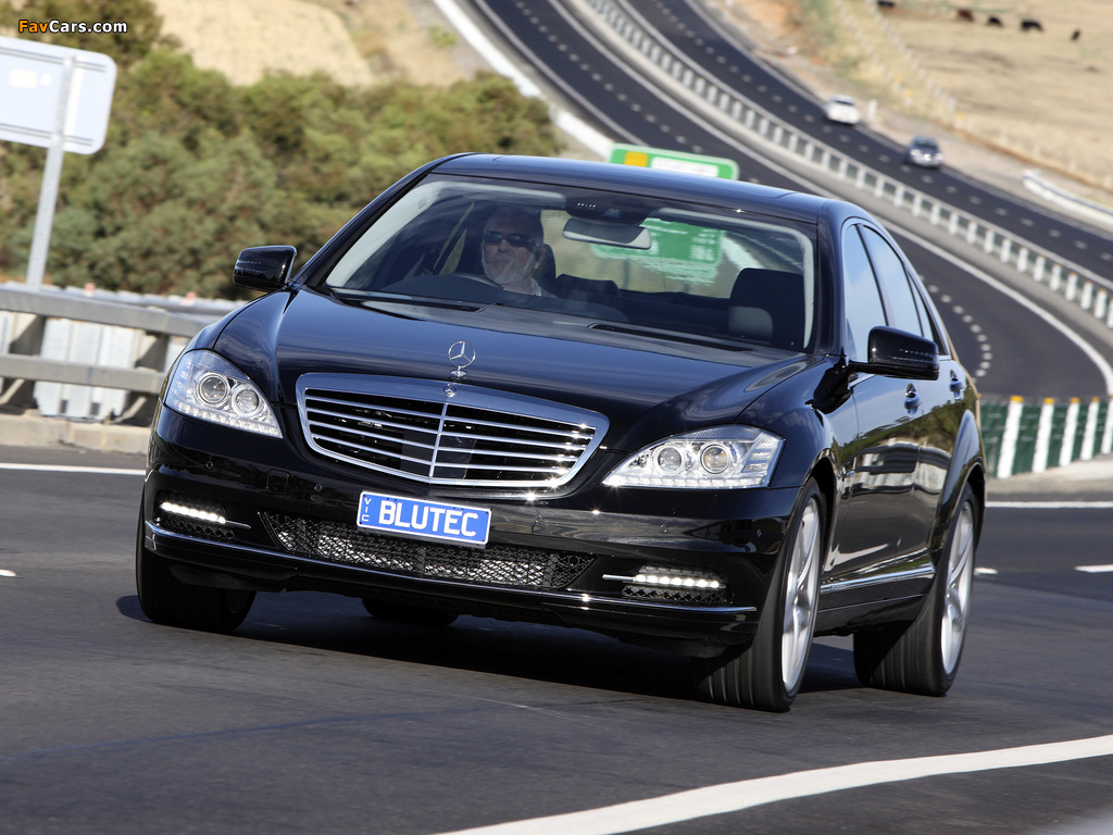 Mercedes-Benz S 350 BlueTec AU-spec (W221) 2010–13 images (1024 x 768)