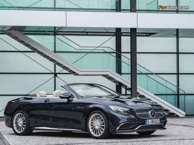 Mercedes-AMG S 65 Cabriolet (A217) 2016 images (640 x 480)