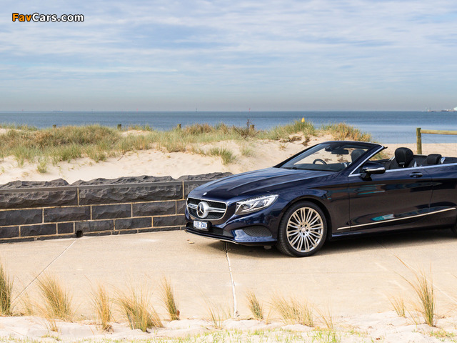 Mercedes-Benz S 500 Cabriolet AU-spec (A217) 2016 photos (640 x 480)