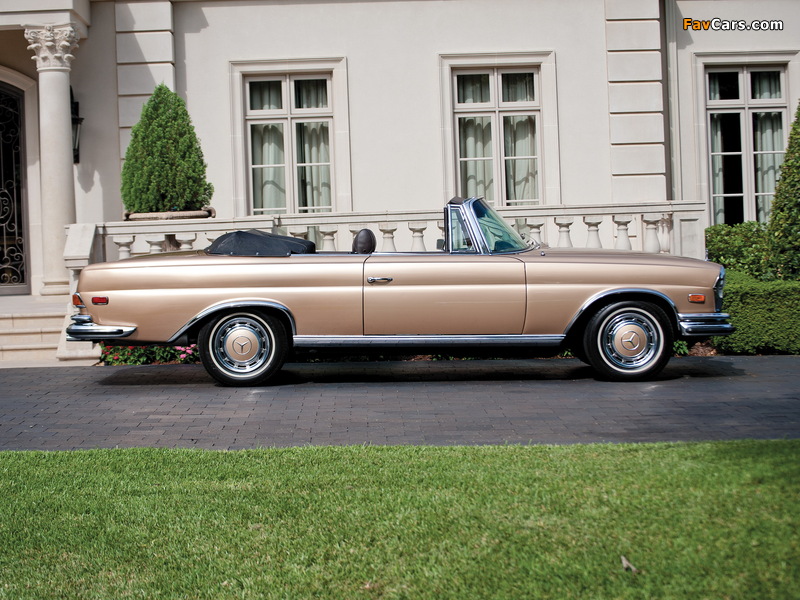 Photos of Mercedes-Benz 280 SE 3.5 Cabriolet US-spec (W111) 1969–71 (800 x 600)