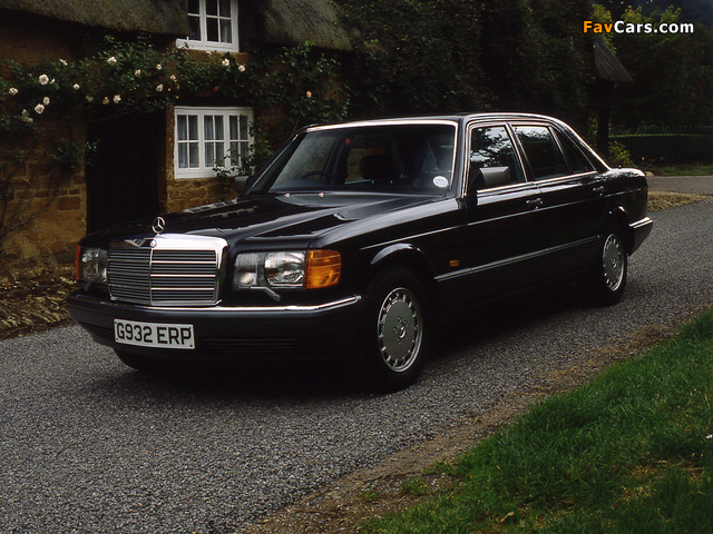 Photos of Mercedes-Benz S-Klasse UK-spec (W126) 1979–91 (640 x 480)