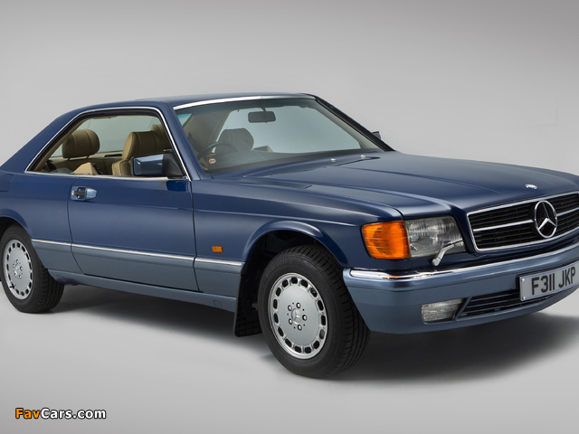Photos of Mercedes-Benz 380 SEC UK-spec (C126) 1981–85 (640 x 480)