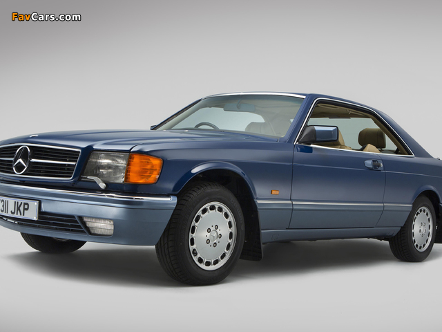Photos of Mercedes-Benz 380 SEC UK-spec (C126) 1981–85 (640 x 480)