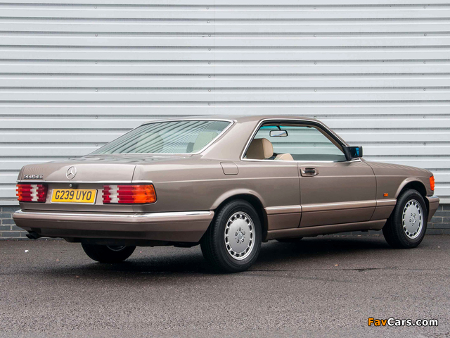 Photos of Mercedes-Benz 560 SEC (C126) 1985–91 (640 x 480)