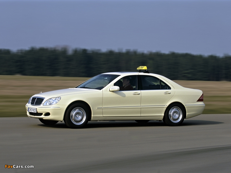 Photos of Mercedes-Benz S-Klasse Taxi (W220) 1998–2002 (800 x 600)