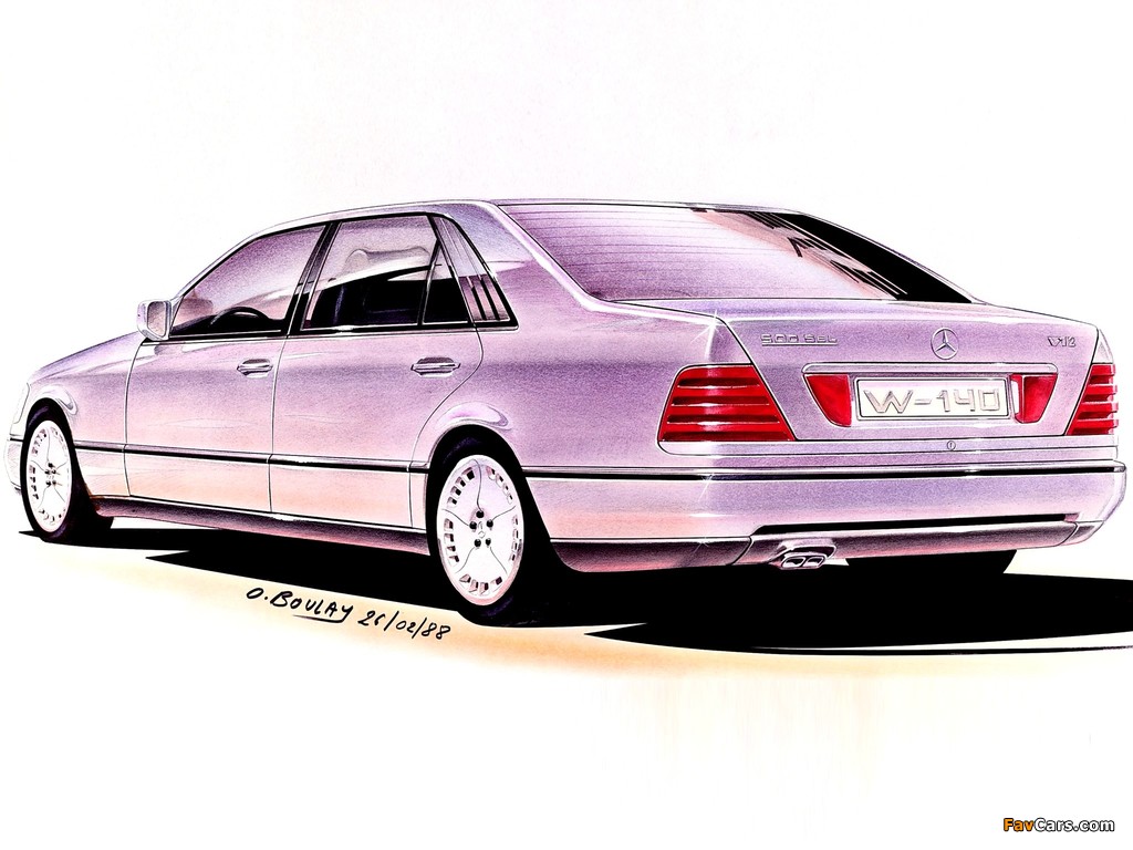 Photos of Mercedes-Benz S-Klasse, 1988 (1024 x 768)