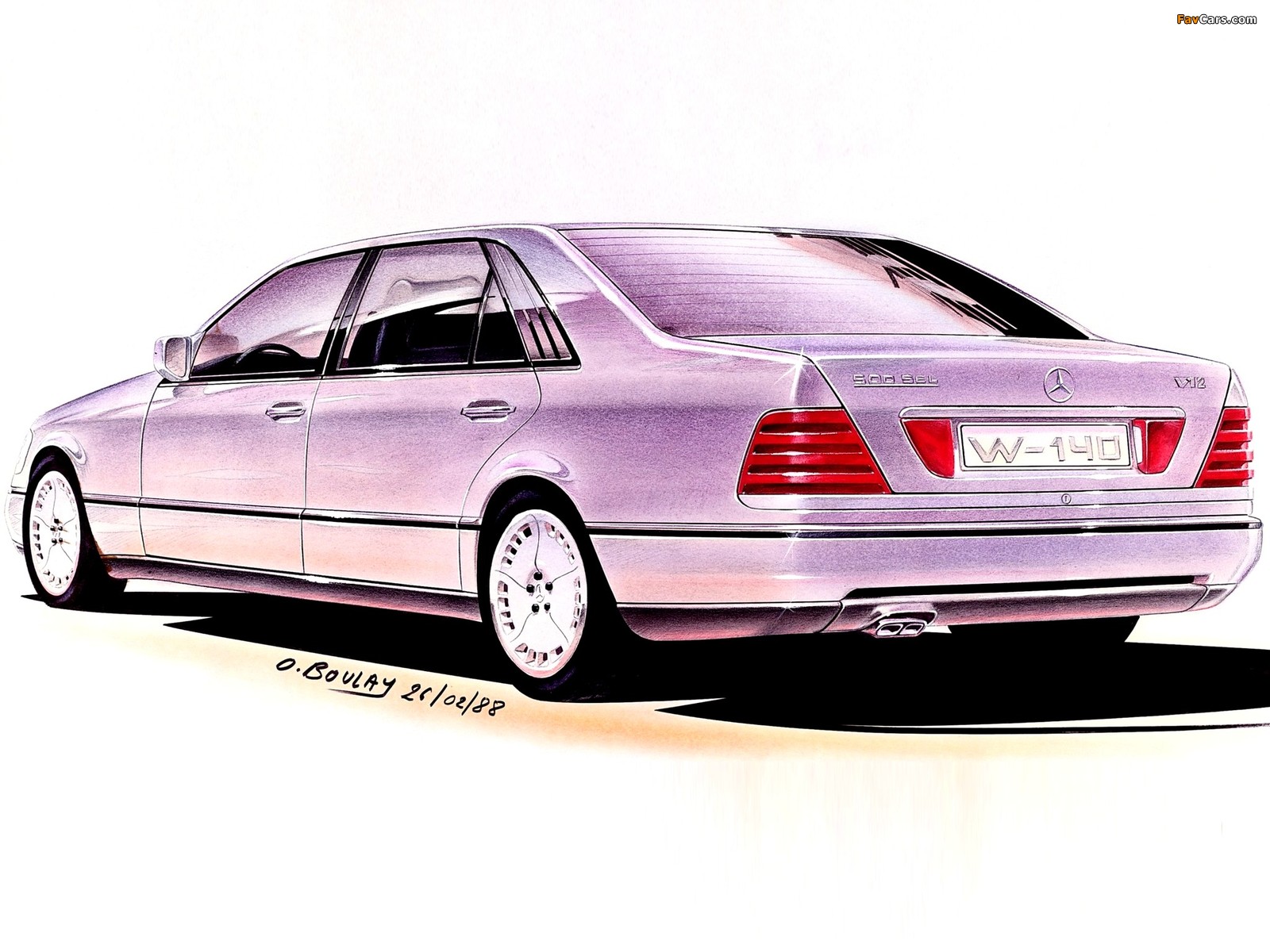 Photos of Mercedes-Benz S-Klasse, 1988 (1600 x 1200)