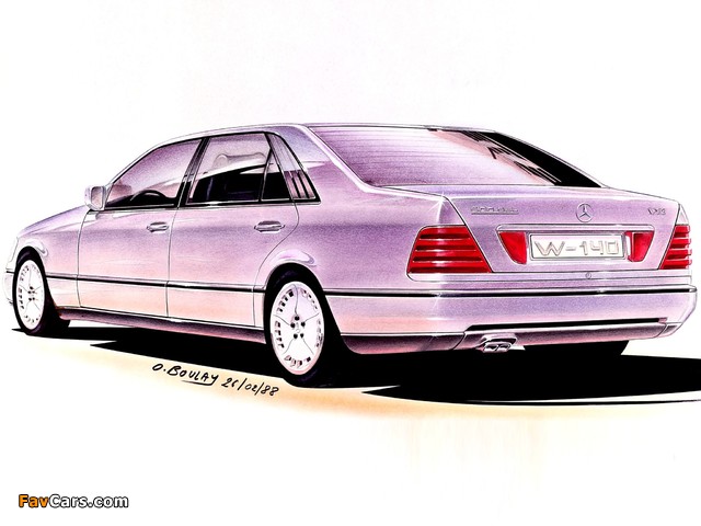 Photos of Mercedes-Benz S-Klasse, 1988 (640 x 480)