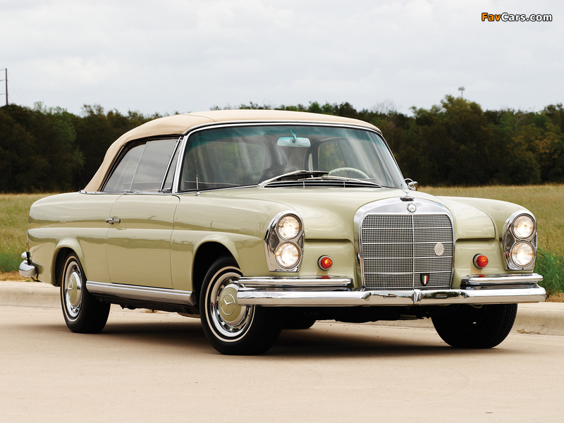 Pictures of Mercedes-Benz 220 SE Cabriolet US-spec (W111) 1961–65 (800 x 600)