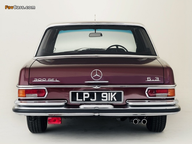 Pictures of Mercedes-Benz 300 SEL 6.3 UK-spec (W109) 1967–72 (640 x 480)