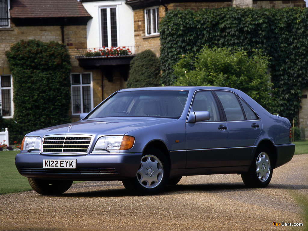 Pictures of Mercedes-Benz S-Klasse UK-spec (W140) 1991–93 (1024 x 768)