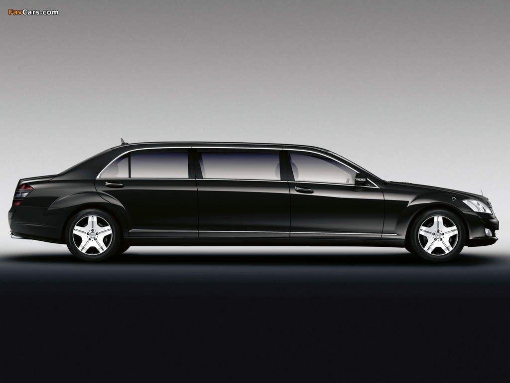 Pictures of Mercedes-Benz S 600 Guard Pullman (W221) 2008–09 (1024 x 768)