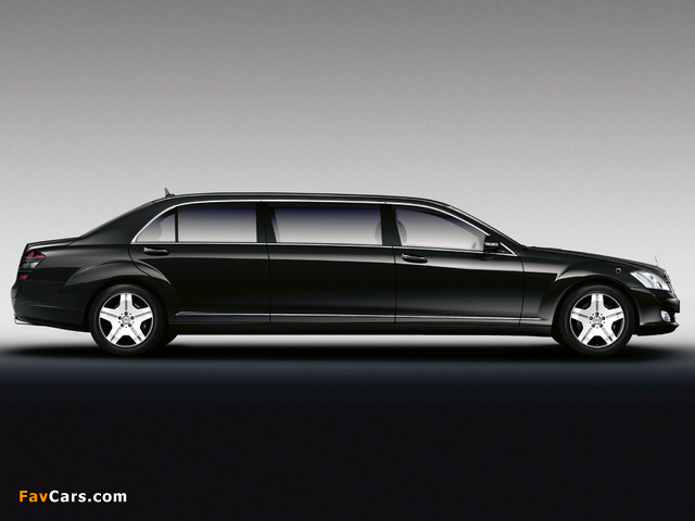 Pictures of Mercedes-Benz S 600 Guard Pullman (W221) 2008–09 (640 x 480)