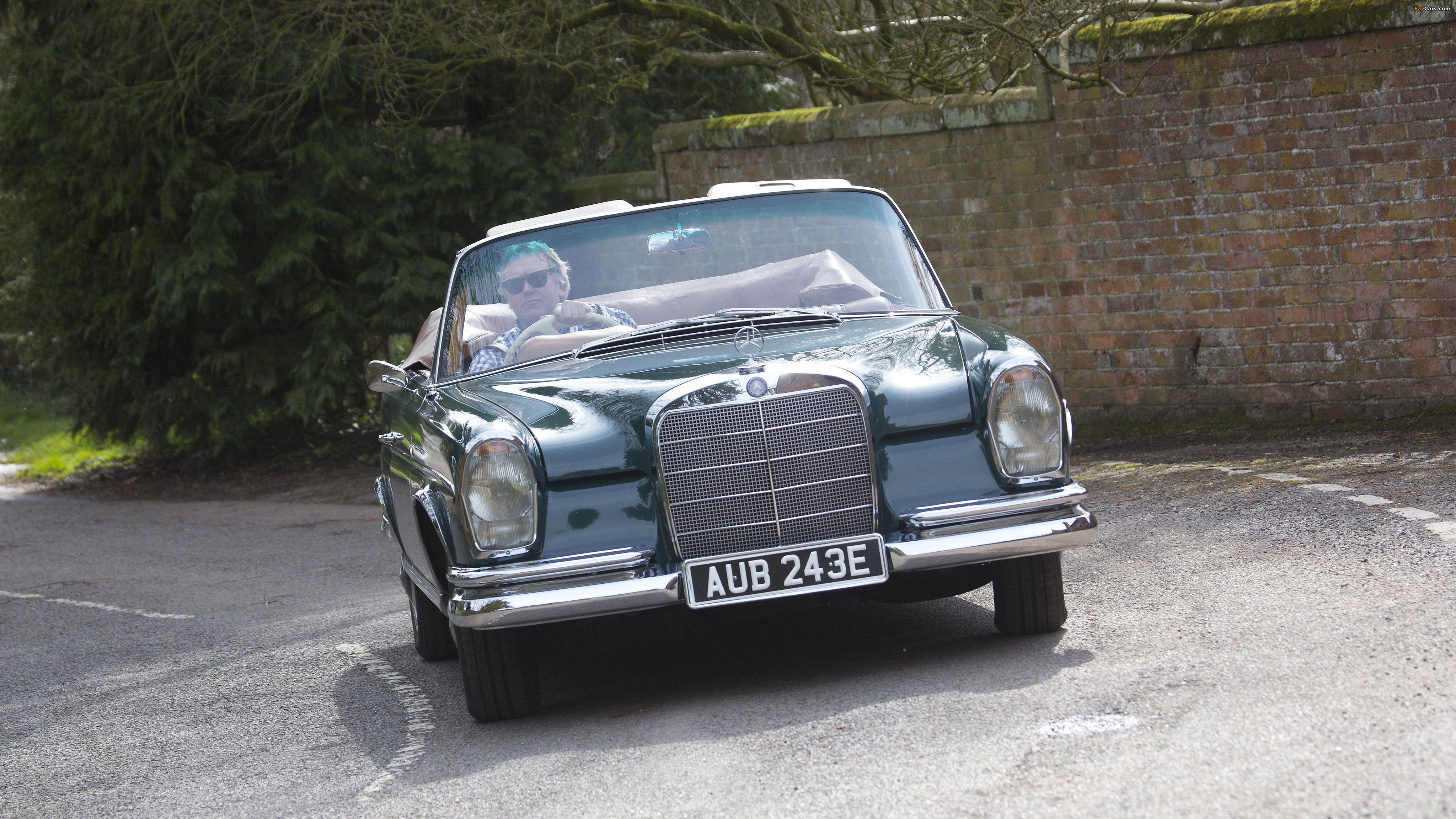 Mercedes-Benz 300 SE Cabriolet UK-spec (W112) 1962–67 wallpapers (4096 x 2304)