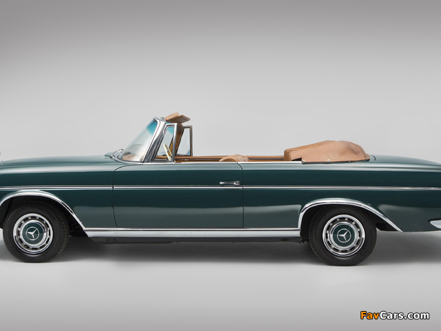 Mercedes-Benz 300 SE Cabriolet UK-spec (W112) 1962–67 wallpapers (640 x 480)