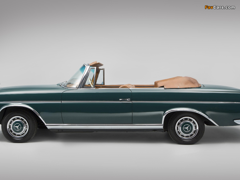 Mercedes-Benz 300 SE Cabriolet UK-spec (W112) 1962–67 wallpapers (800 x 600)