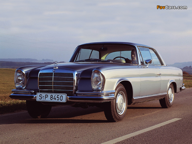 Mercedes-Benz 280 SE Coupe (W111) 1967–71 wallpapers (640 x 480)