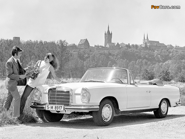 Mercedes-Benz 280 SE 3.5 Cabriolet (W111) 1969–71 wallpapers (640 x 480)