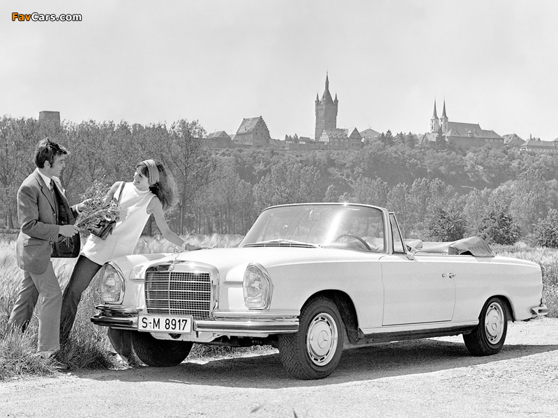 Mercedes-Benz 280 SE 3.5 Cabriolet (W111) 1969–71 wallpapers (800 x 600)