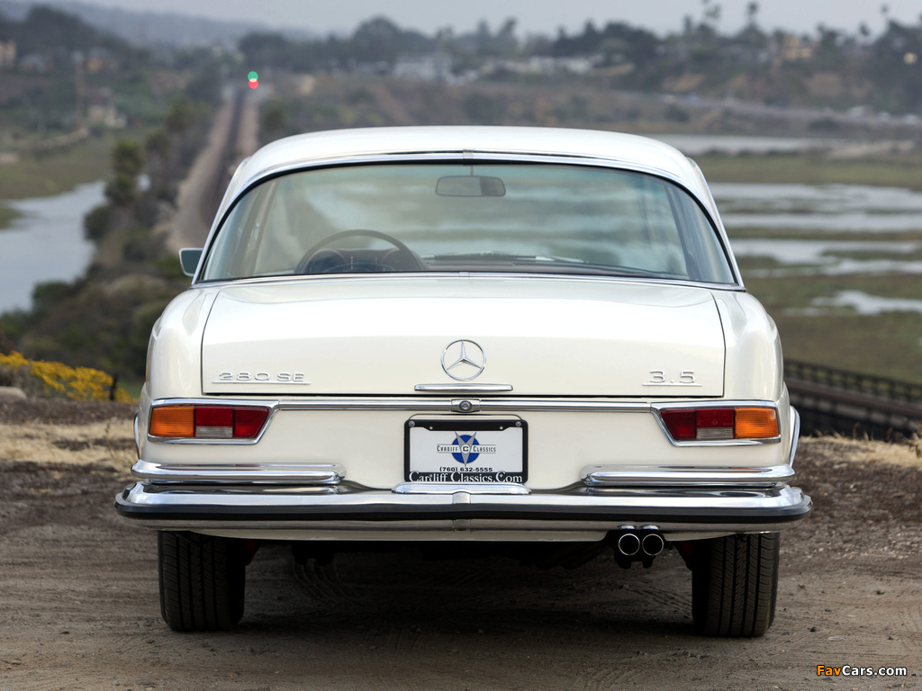 Mercedes-Benz 280 SE 3.5 Coupe US-spec (W111) 1969–71 wallpapers (1024 x 768)
