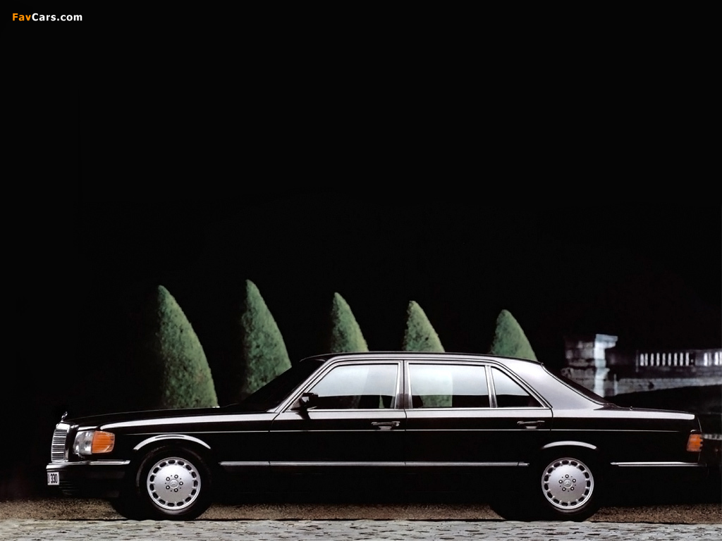 Mercedes-Benz S-Klasse (W126) 1979–91 wallpapers (1024 x 768)