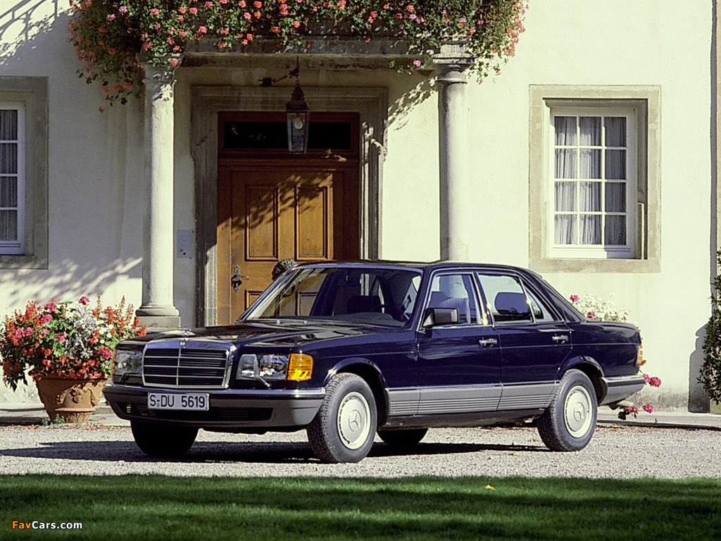 Mercedes-Benz 380 SEL (W126) 1980–85 wallpapers (1024 x 768)