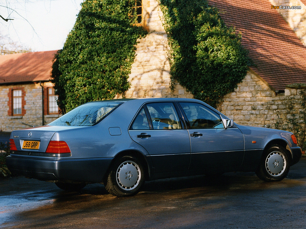 Mercedes-Benz S-Klasse UK-spec (W140) 1991–93 wallpapers (1024 x 768)