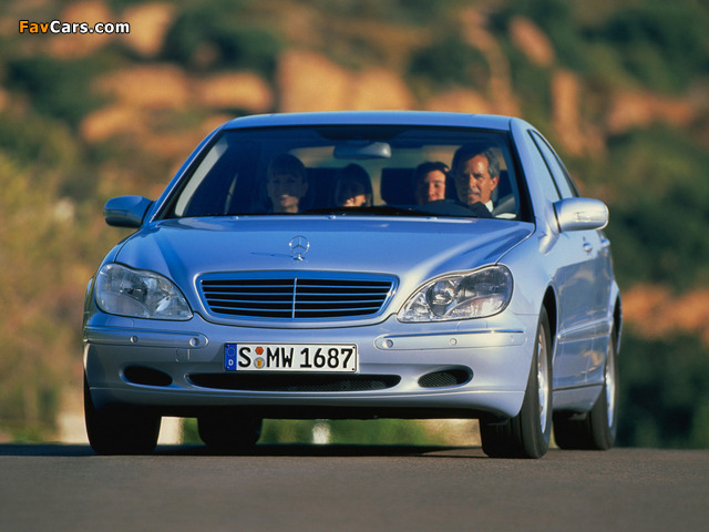 Mercedes-Benz S 320 (W220) 1998–2002 wallpapers (640 x 480)