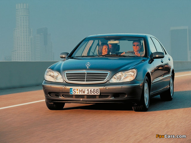 Mercedes-Benz S 430 L (W220) 1998–2002 wallpapers (640 x 480)